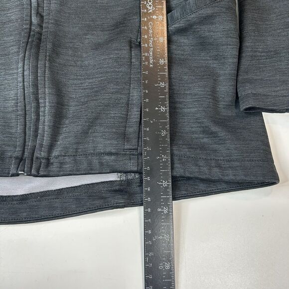 MEDELITA Ionic Nurse Scrub Jacket Womens Small S Polyester Full Zip Dark Gray - Picture 5 of 11